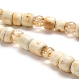 Neolithic White Jade & Rutilated Quartz Necklace