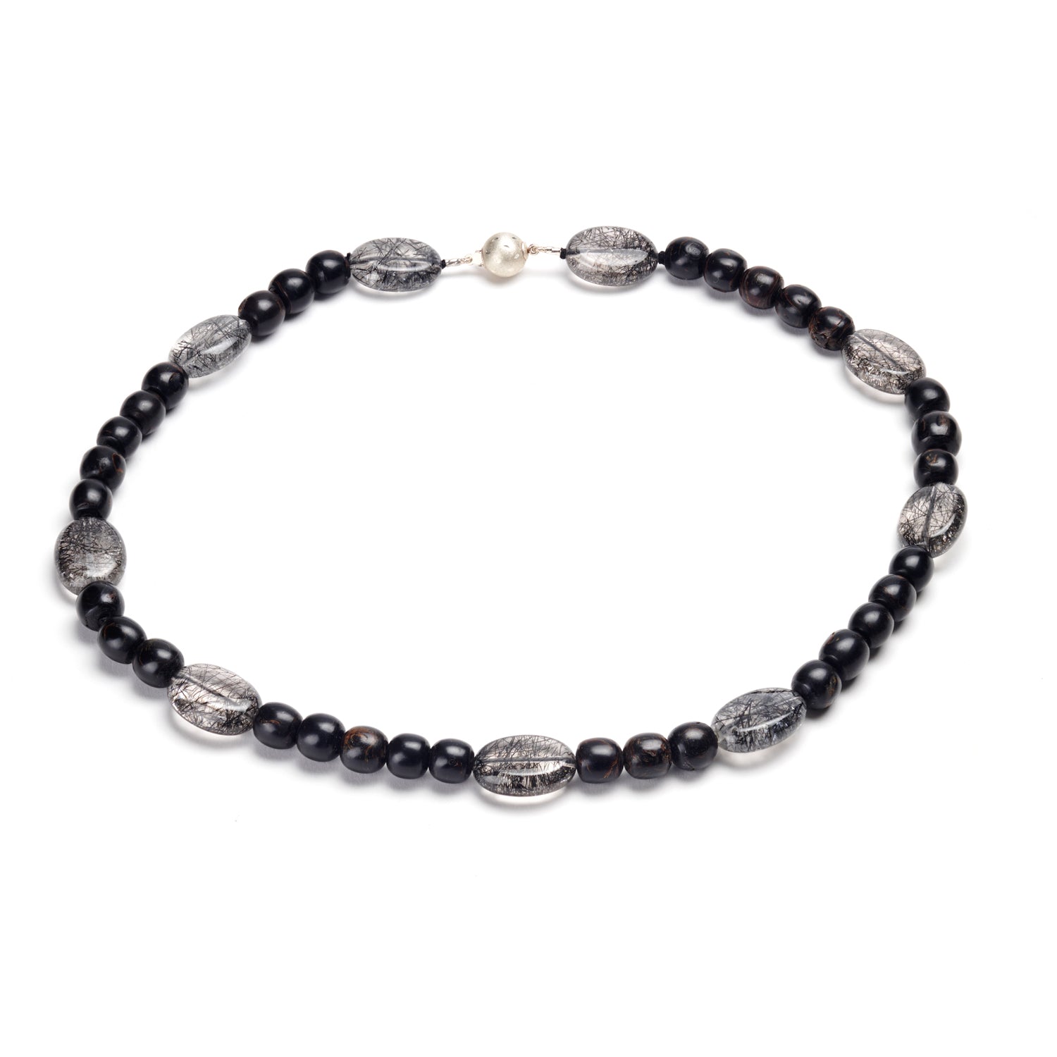 African Black Coral Necklace