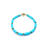 Sleeping Beauty Turquoise Bead Bracelet