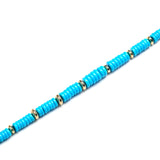 Sleeping Beauty Turquoise Bead Bracelet
