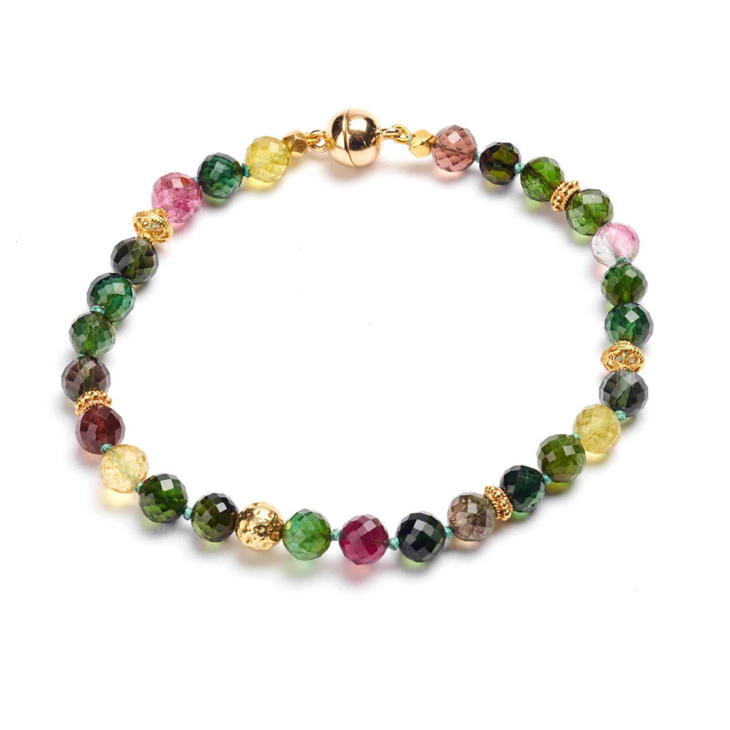 Multicolor Tourmaline Bracelet