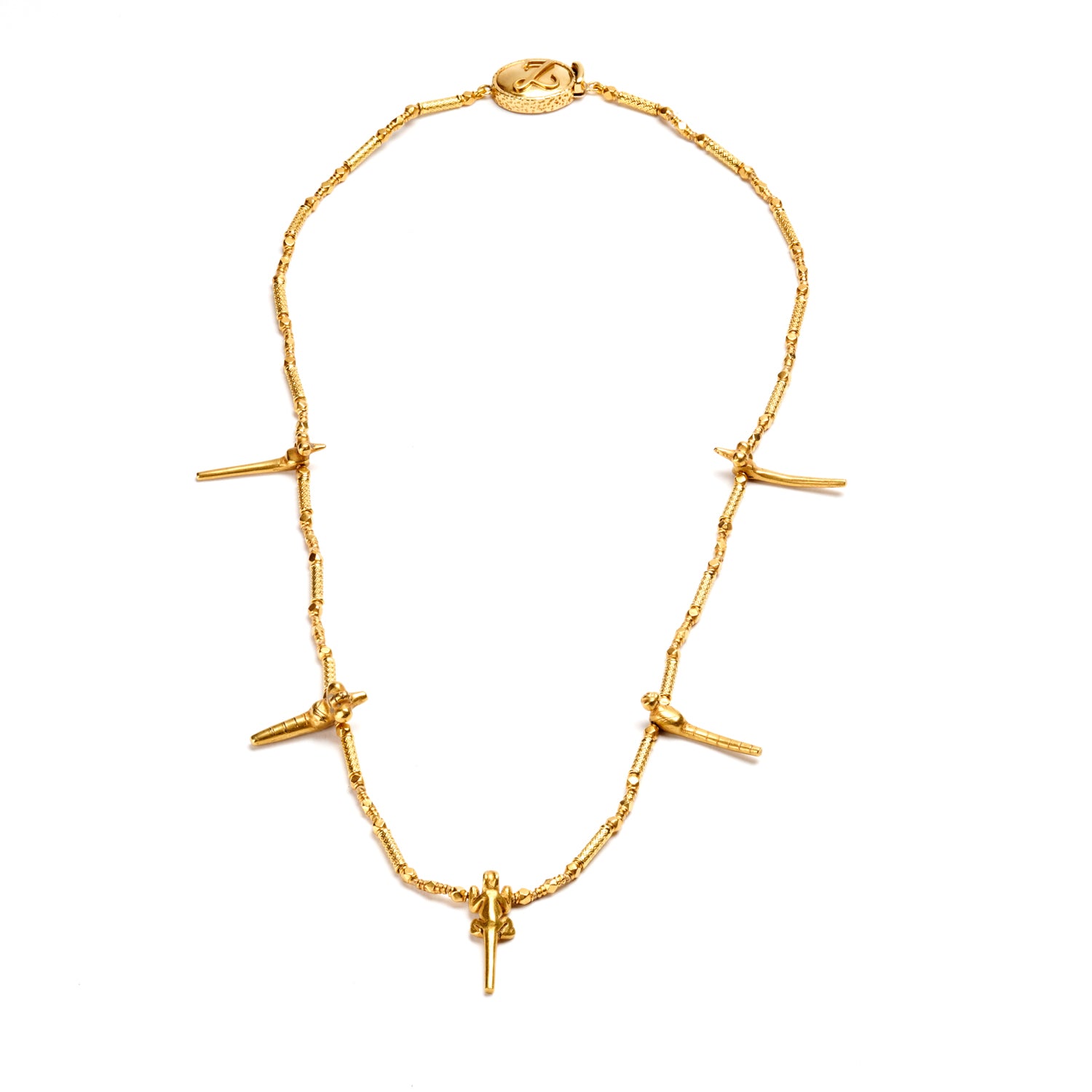 Calima Ancient Gold Figure Necklace II