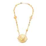 Baule Face Pendant Necklace