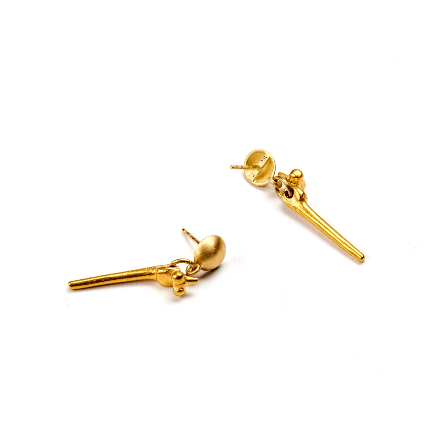 Ancient Bird Artifact Earrings