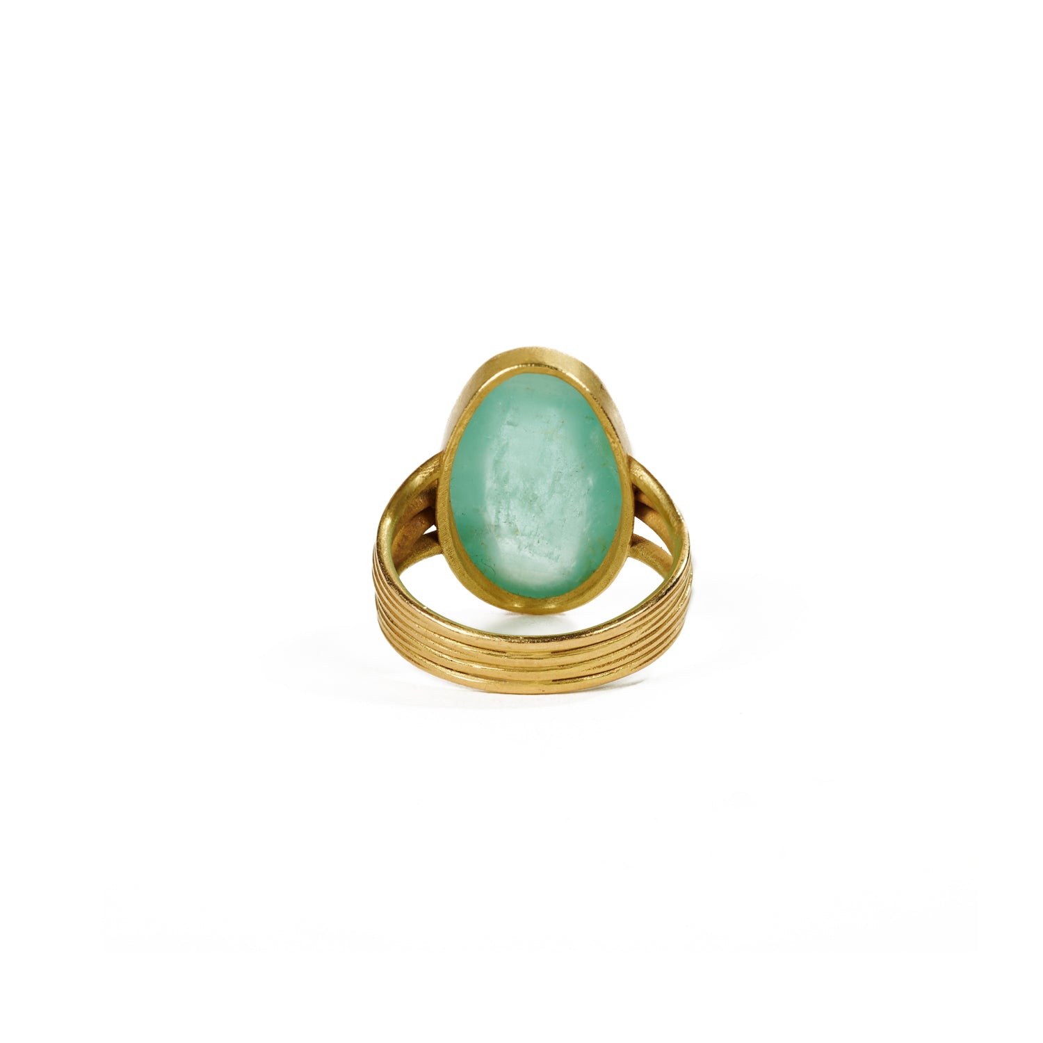Brazilian Emerald Ring in Gold