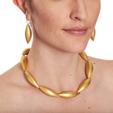 18K Yellow Gold Cocoon Collier~10 Pods
