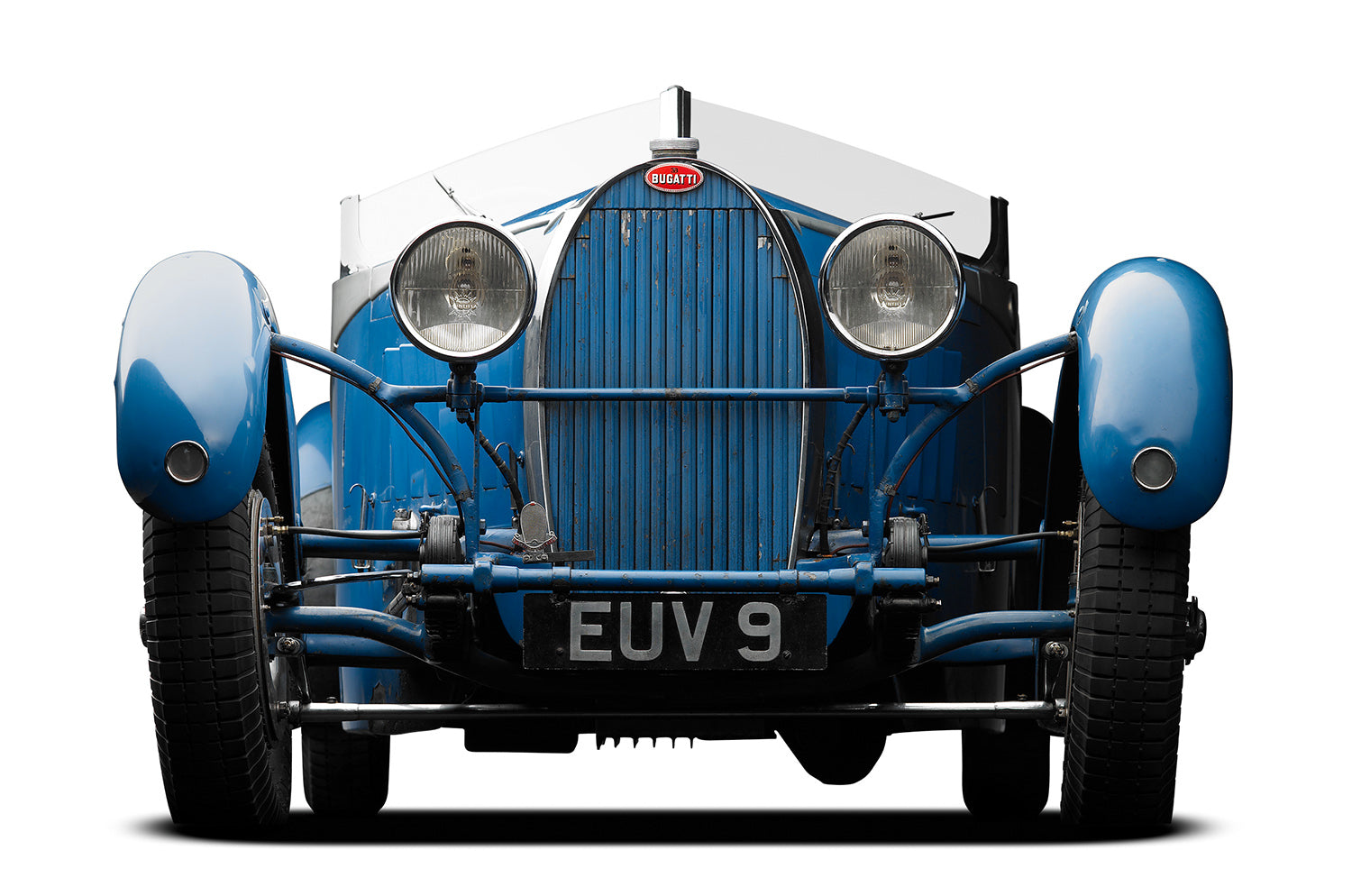 1934 Bugatti Type 57 TT - Front by Michael Furman | _freight _insale  _Season of Blue _Street Blue Michael Furman Photograph
