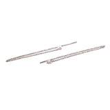 White Gold Earrings with Diamond Drop