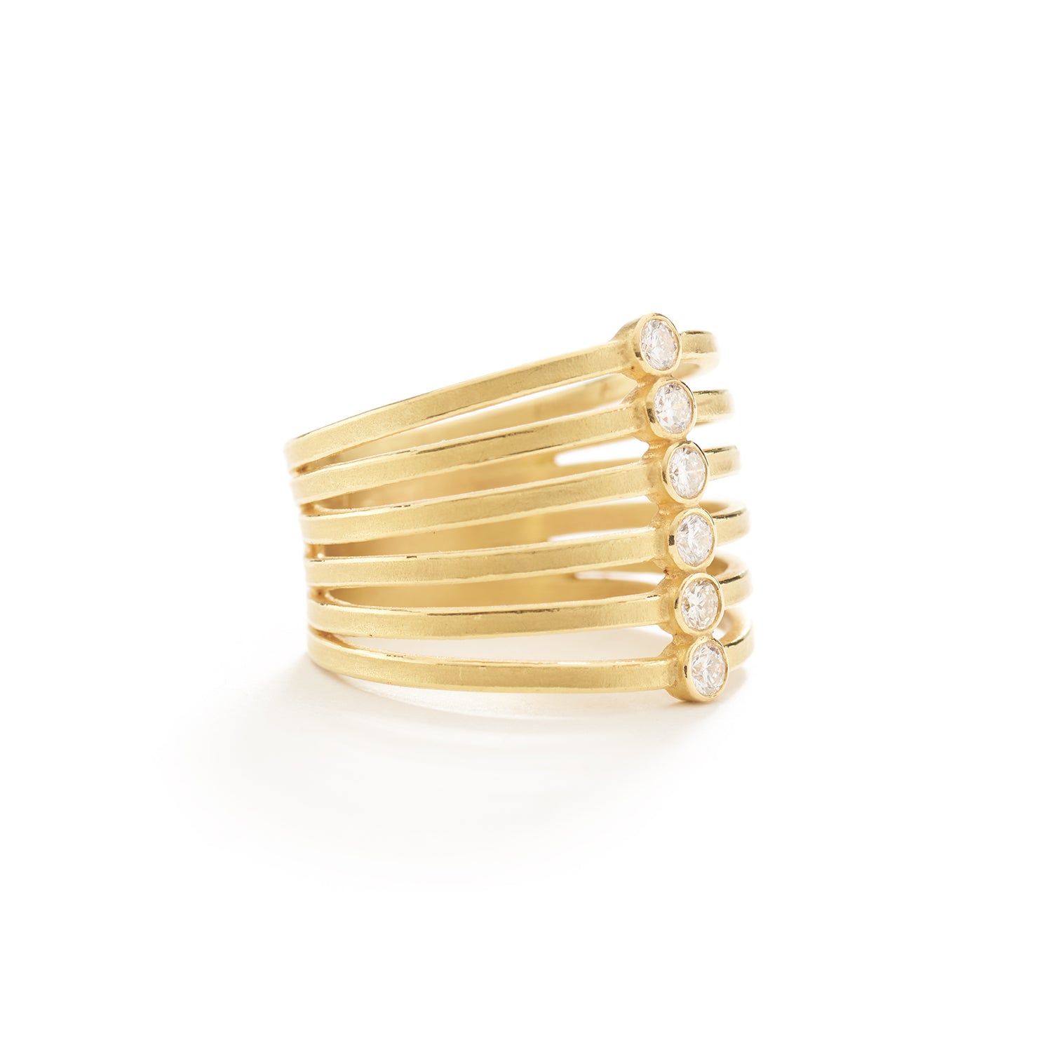 Gold Zipper Ring