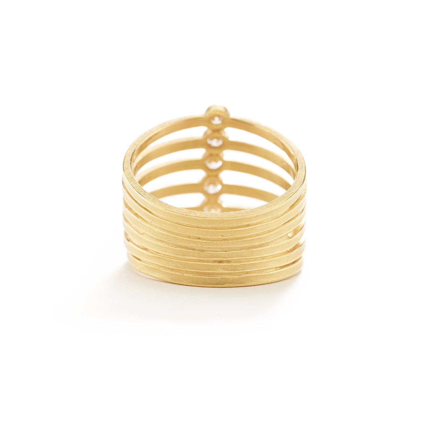 Gold Zipper Ring