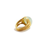 Tourmalated Emerald Ring in Gold