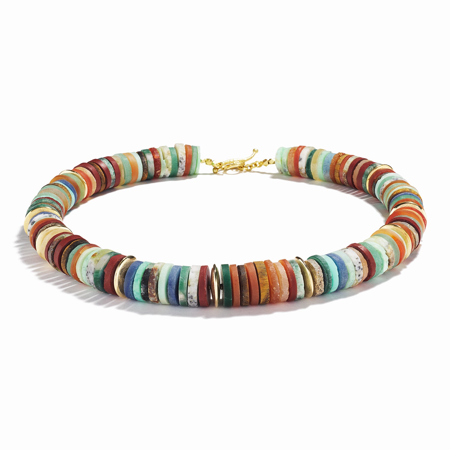Multi Colored Stone Necklace