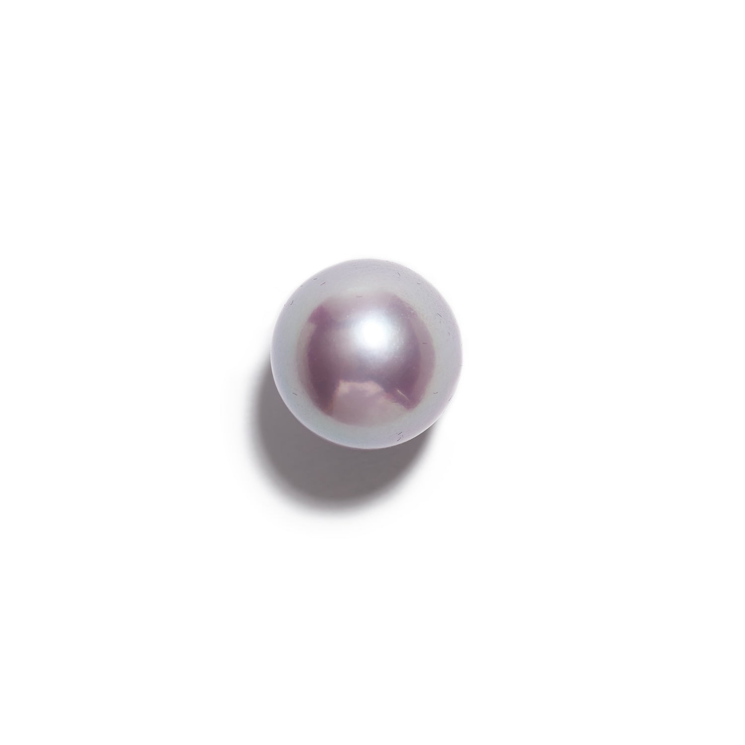 Violet Round Edison Freshwater Pearl