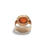 Gold & Spessartine Garnet Ring
