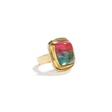 Bicolored Tourmaline Ring