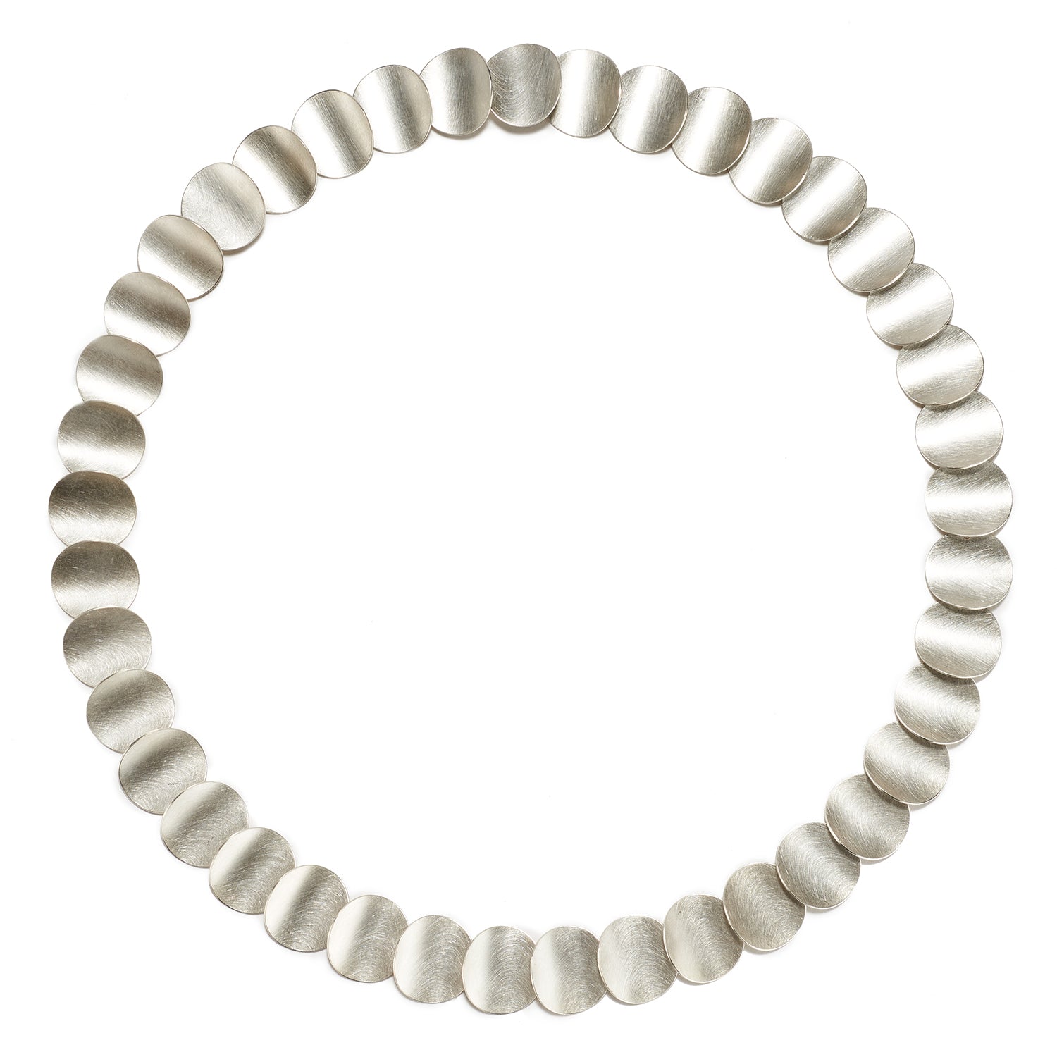 Silver Circles Necklace