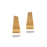 Medium Golden Clamp Earrings