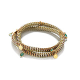 Bracelet, Emeralds and Gold