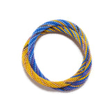 Summer Blue and Yellow Bracelet
