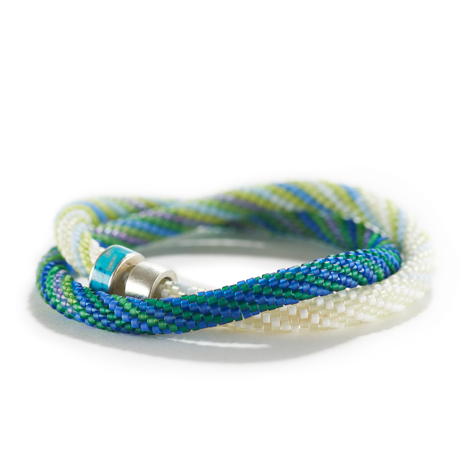 Cool Palette & Turquoise Bracelet