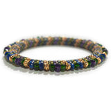 Lyda Bracelet with Amethyst, Chrome Diopside & Lapis