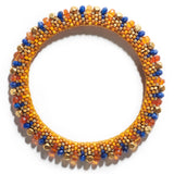 Orange, Blue & Gold III Bracelet