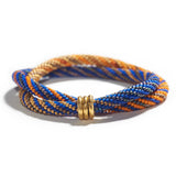 Orange, Blue & Gold IV Bracelet