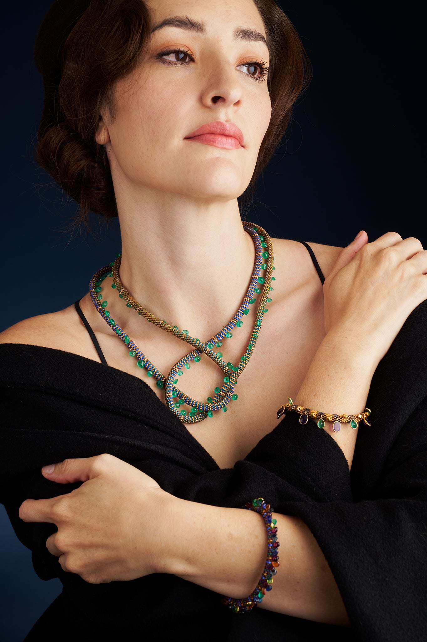 100 Emeralds Necklace