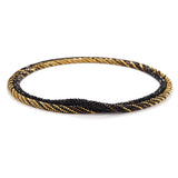 Gold & Black Spinel Necklace