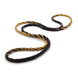 Gold & Black Spinel Necklace
