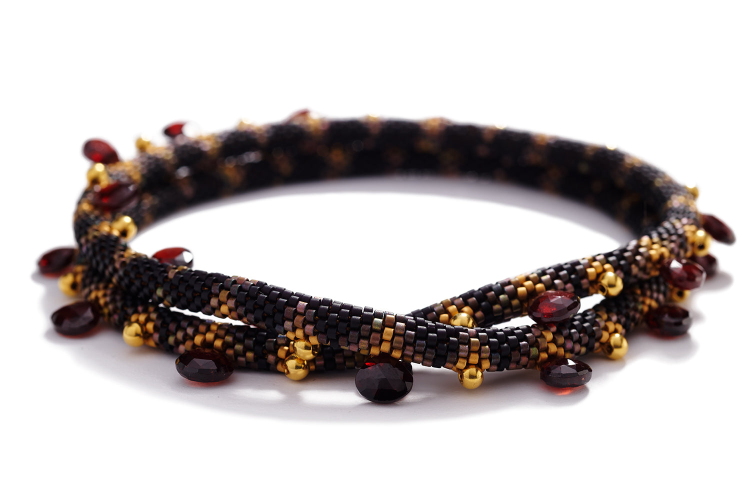 Mughal Gold & Garnet Necklace/Bracelet