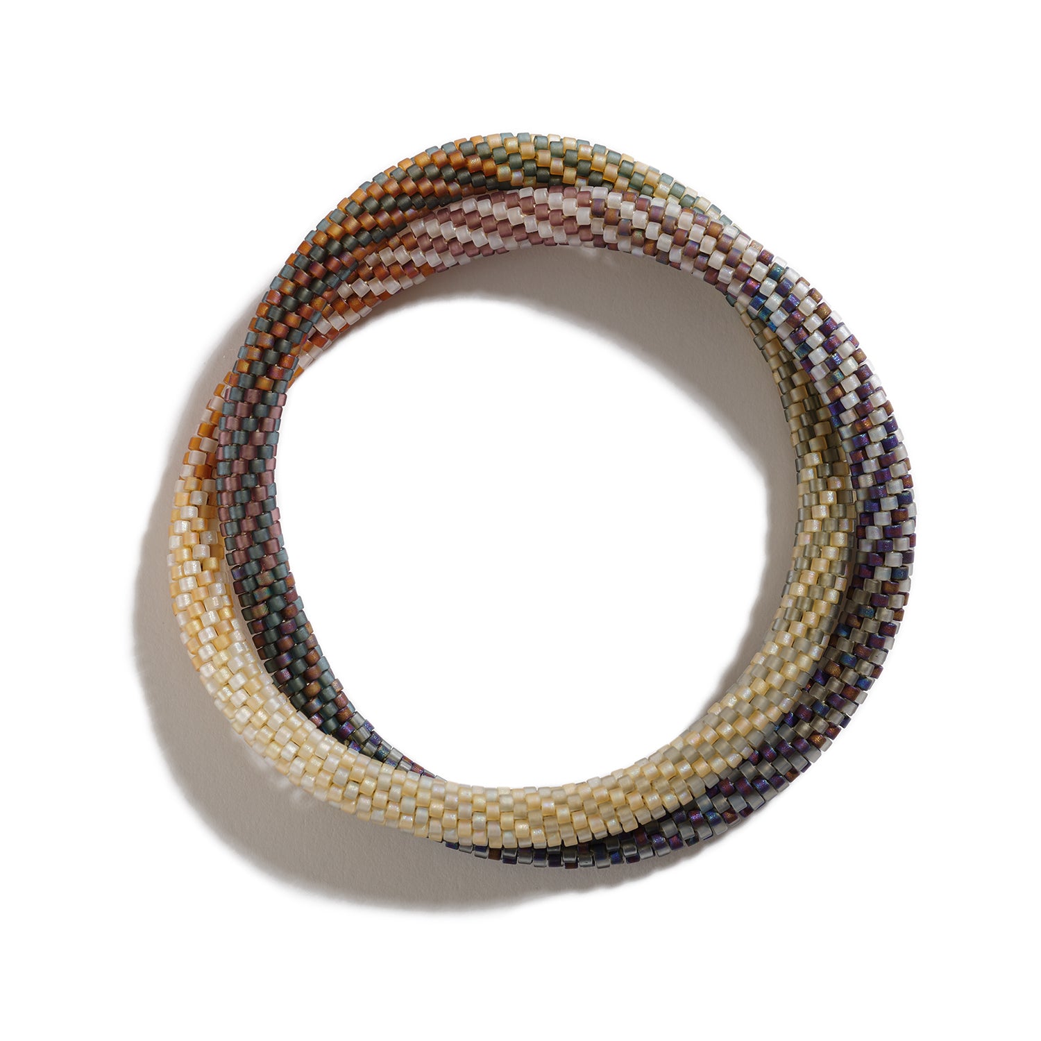 Muted Spiral Pattern Bracelet