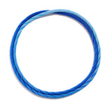 Blue Twist Pattern Necklace