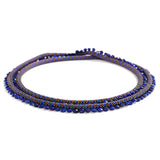 Folon Pattern Necklace with Lapis Lazuli