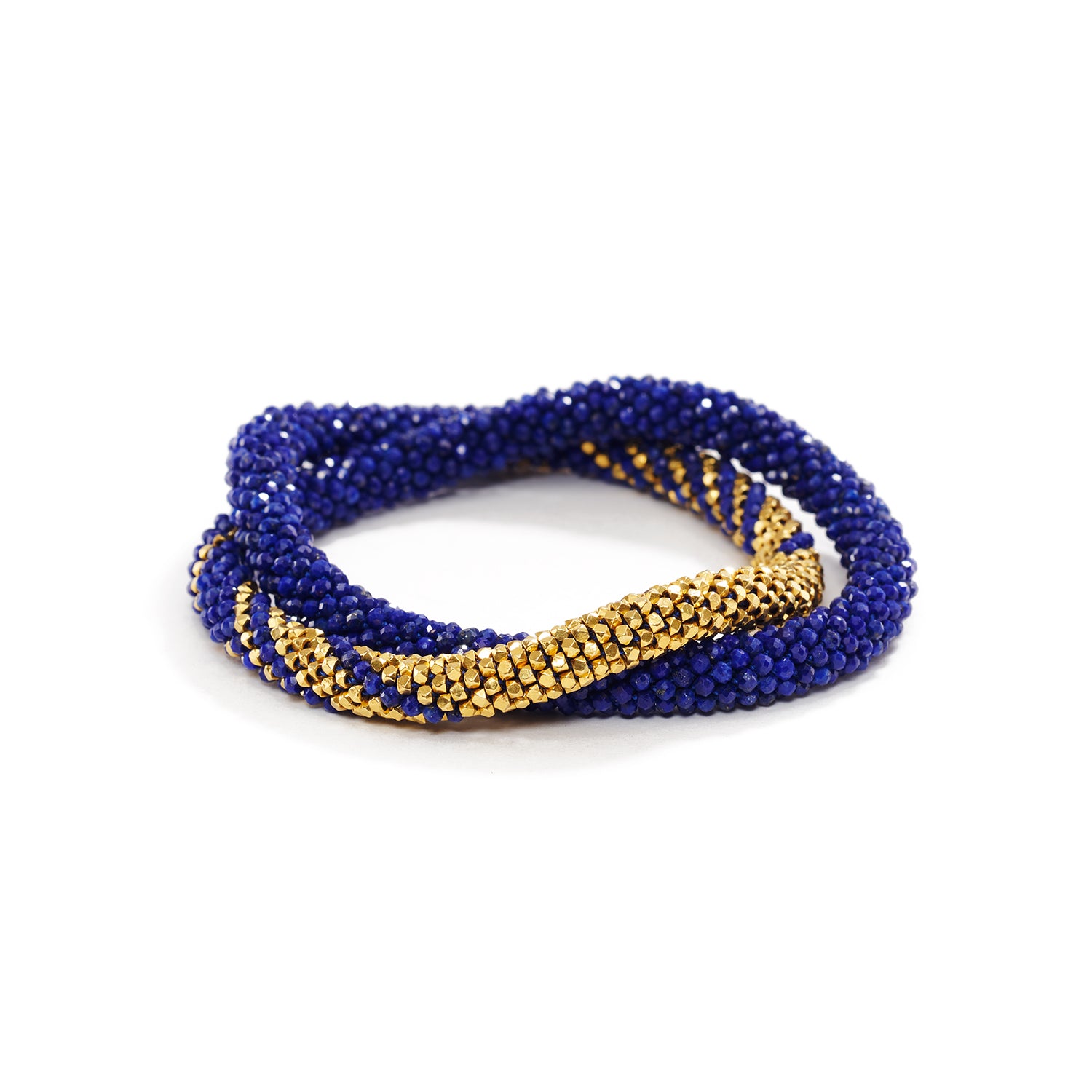 Lapis Lazuli and Gold Bracelet
