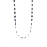 Thin Ribbon Necklace~Grey