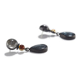 Drops with Hematite and Rock Crystal