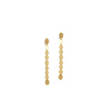 Single Strand Gold Party Earrings