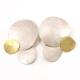 Silver and Gold Xips Earrings