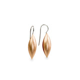 18K Rose Gold Cocoon Pendant Earrings~20mm
