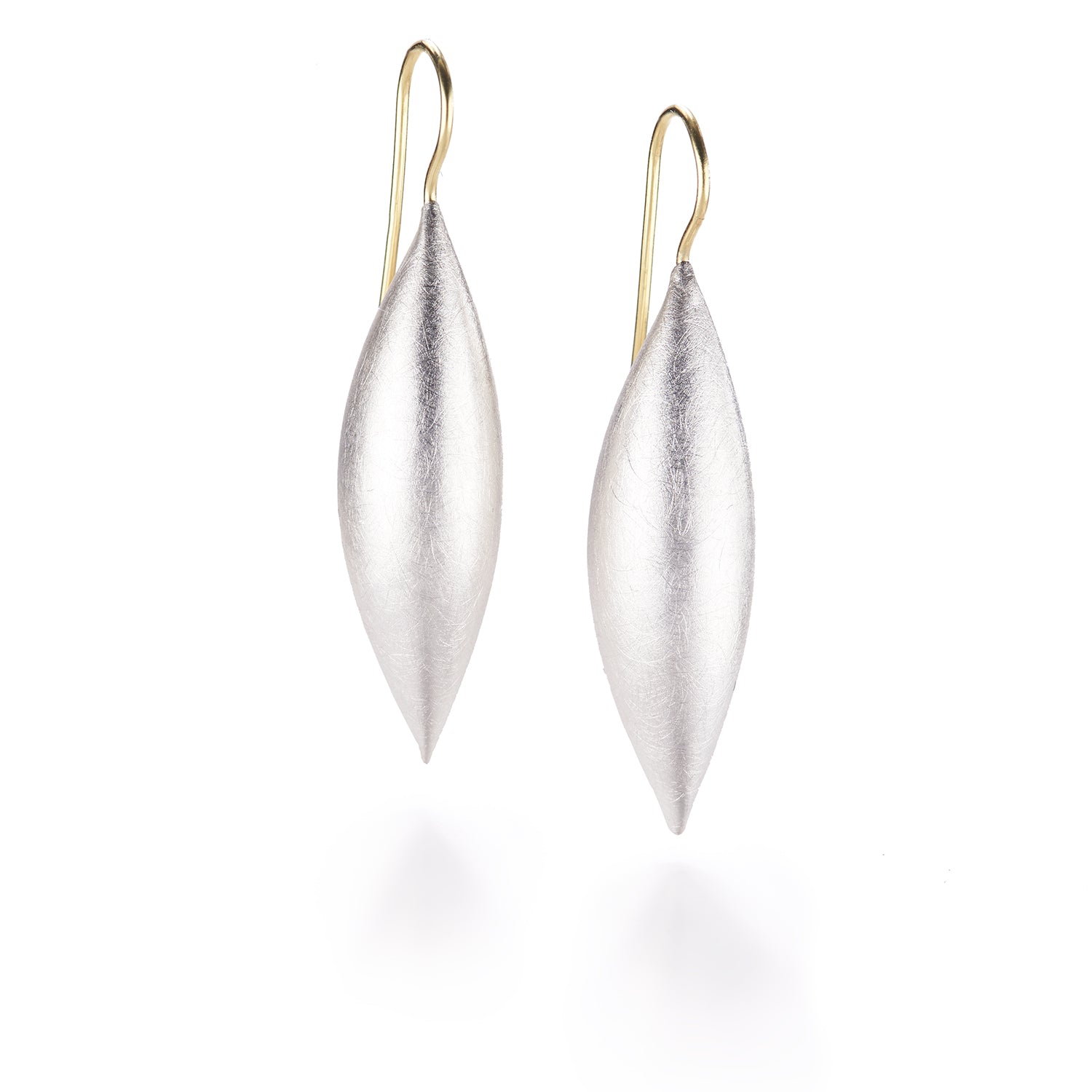 Sterling Silver Cocoon Pendant Earrings~40mm