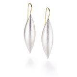 Sterling Silver Cocoon Pendant Earrings~40mm