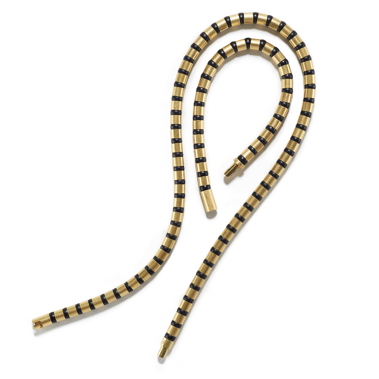 Cleopatra Gold Bracelet~6mm Black Onyx