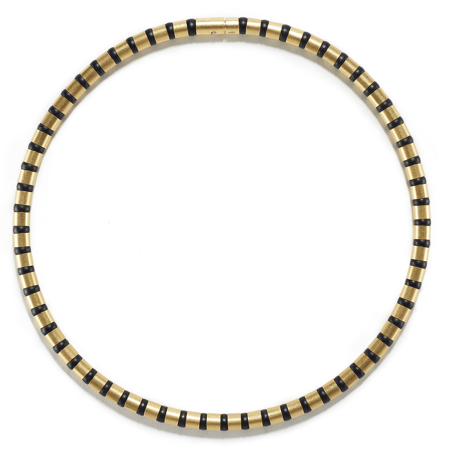 Cleopatra Gold Collier~6mm Black Onyx