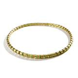 Cleopatra Gold Collier~6mm Peridot