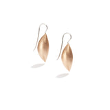 18K Rose Gold Cocoon Pendant Earrings~25mm