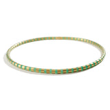Cleopatra Gold Collier~5mm Chrysoprase
