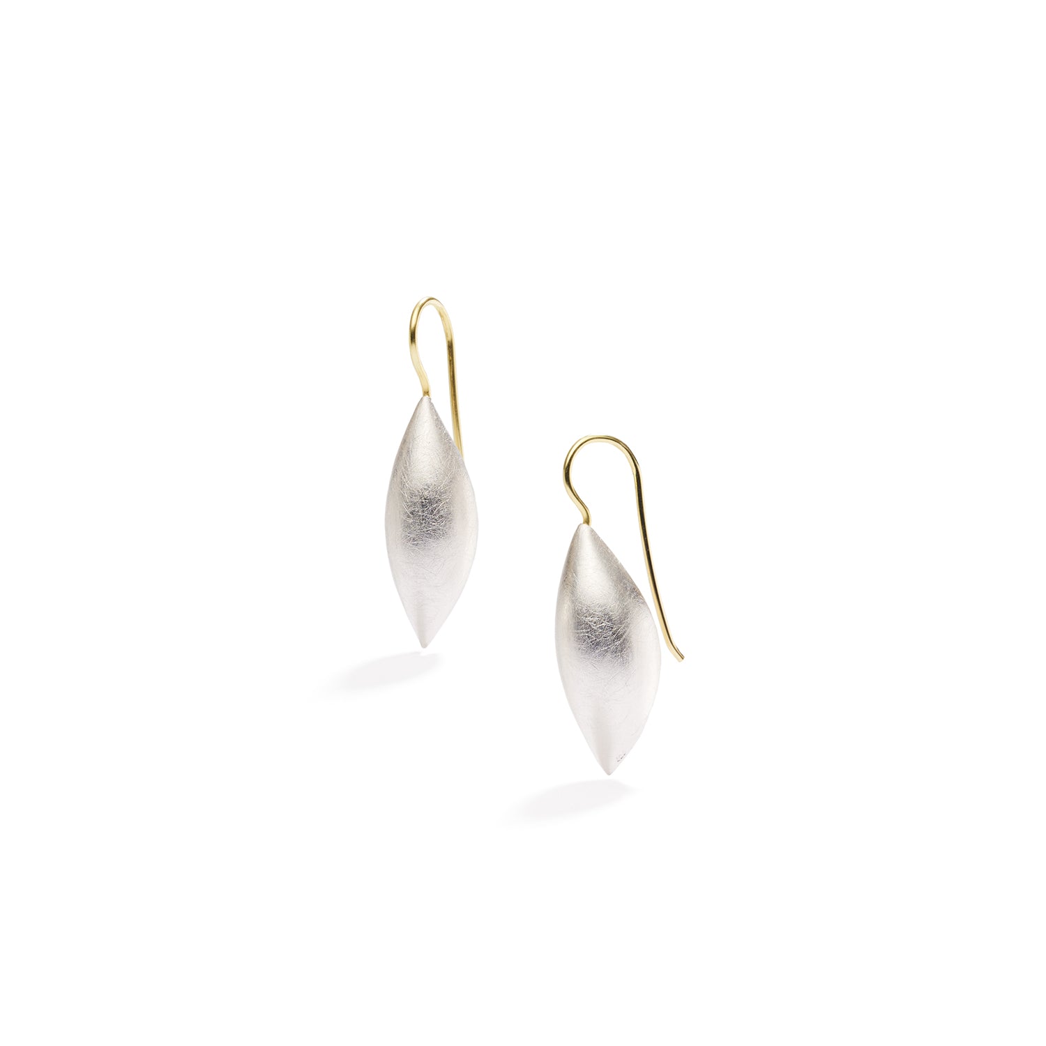 Sterling Silver Cocoon Pendant Earrings~25mm