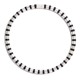 Cleopatra Sterling Silver Collier~8mm Black Onyx