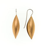 18K Rose Gold Cocoon Pendant Earrings~32mm